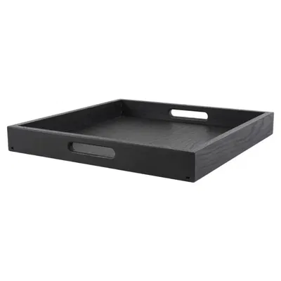 Träbricka 2st/40cm Svart