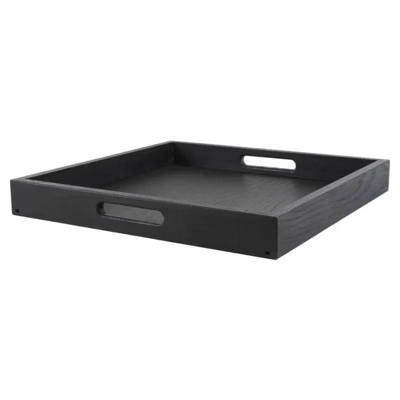 Träbricka 2st/40cm Svart