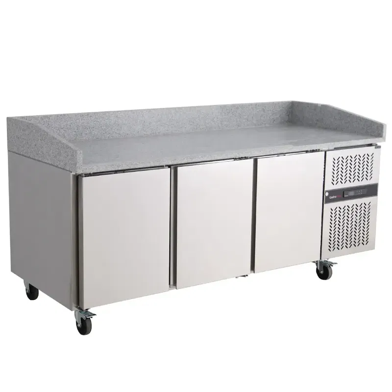 Pizzabänk 3 dörrar 202 cm