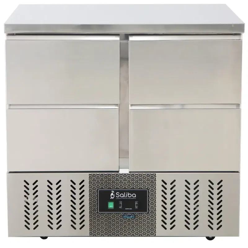 Kylbänk 4 draglådor 90 cm