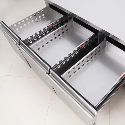 Grillkylbänk 6 draglådor 1795 mm