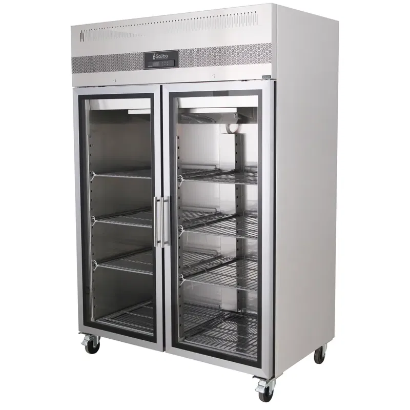 Kylskåp 2 Glasdörrar +2 ~+8 °C