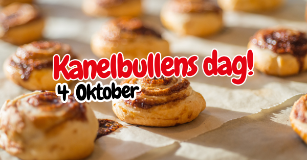 Kanelbullens dag 4 oktober.