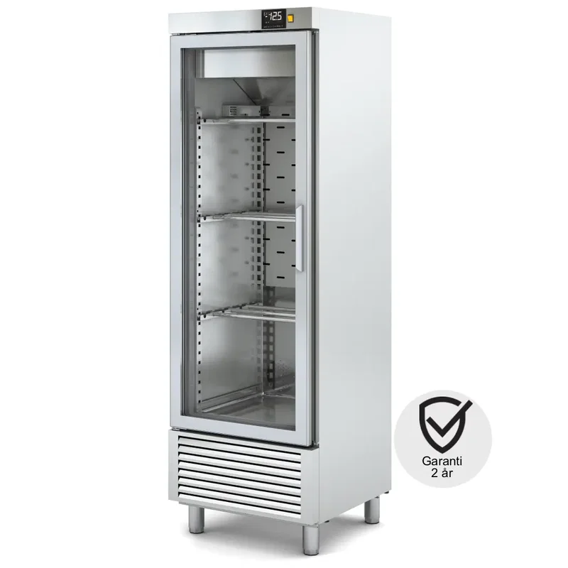 Hängmörningskyl 505 L. 490 W, glasdörr