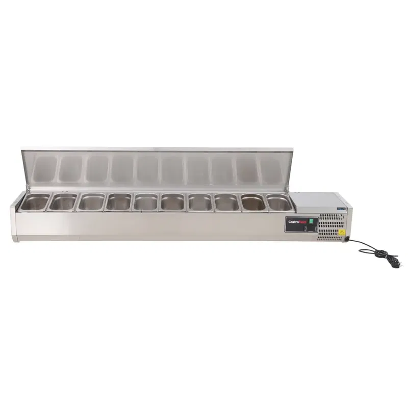 Kylränna 200 cm 10x GN 1/4