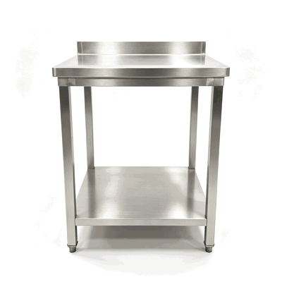 Rostfri arbetsbänk 70x70x90 cm  med justerbara fötter