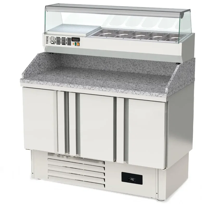 Pizzabänk 3 dörrar MPPR-140