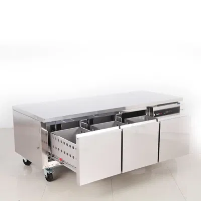 Grillkylbänk 3 draglådor 1795 mm