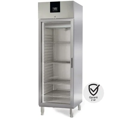 Fryskåp 645 L. 1 dörr, glas -20/-15°C,  606 W.