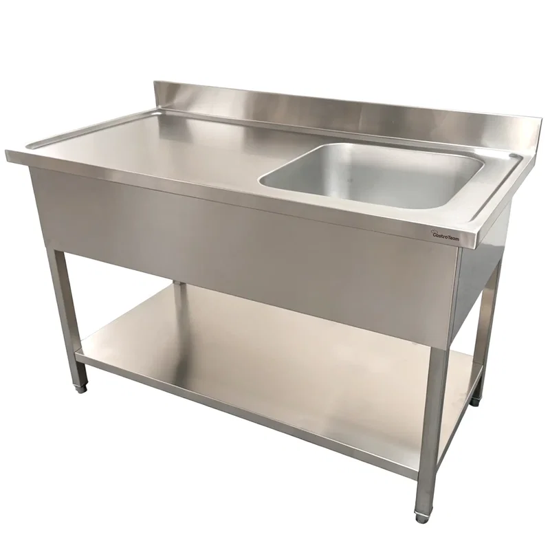 Diskbänk 140 cm Ho Höger, Underhylla