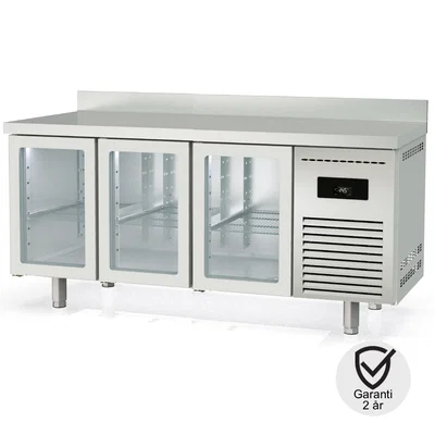 Kylbänk 3 glasdörrar 399 Ltr. -2 +8ºC