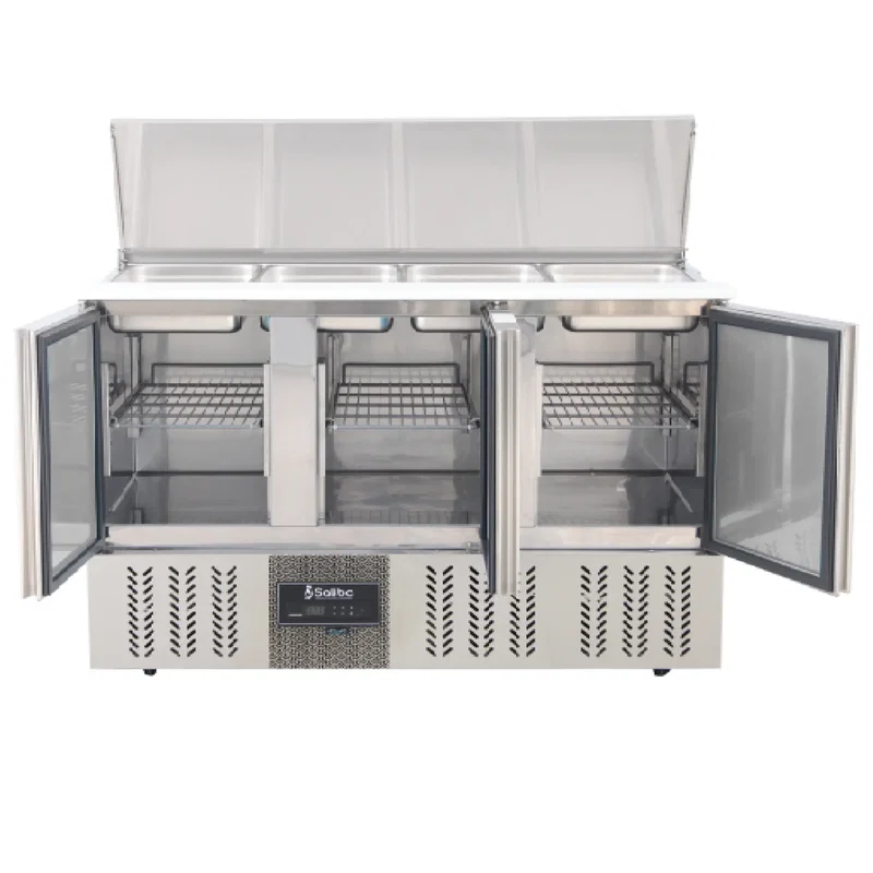 Saladette 3 doors 400 litres GN1/1 - incl. 3 shelves 570x323 mm