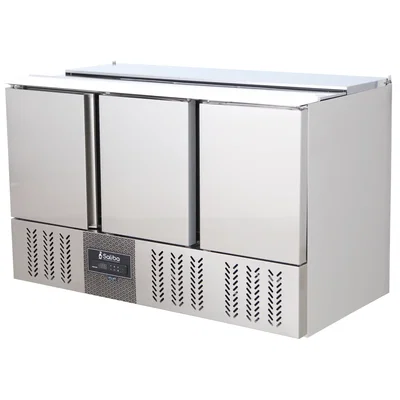Saladette 3 doors 400 litres GN1/1 - incl. 3 shelves 570x323 mm