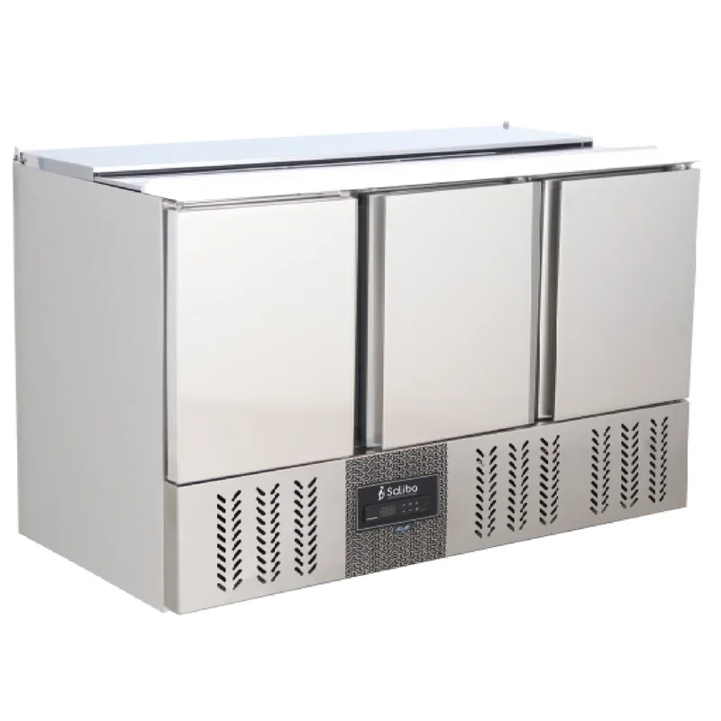 Saladette 3 doors 400 litres GN1/1 - incl. 3 shelves 570x323 mm