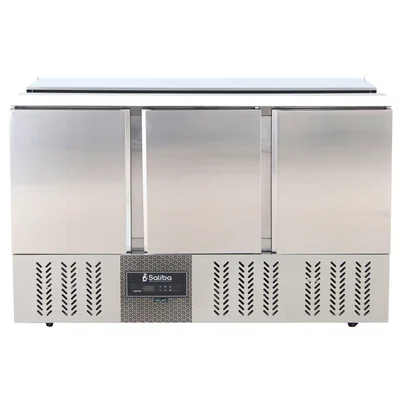 Saladette 3 doors 400 litres GN1/1 - incl. 3 shelves 570x323 mm