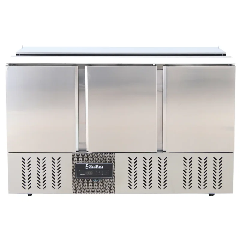 Saladette 3 doors 400 litres GN1/1 - incl. 3 shelves 570x323 mm