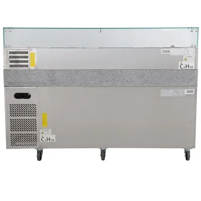 Komplett Pizzabänk 3 dörrar m. ränna