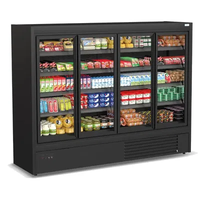 Väggkyl 260x(h)200 cm 4 dörrar