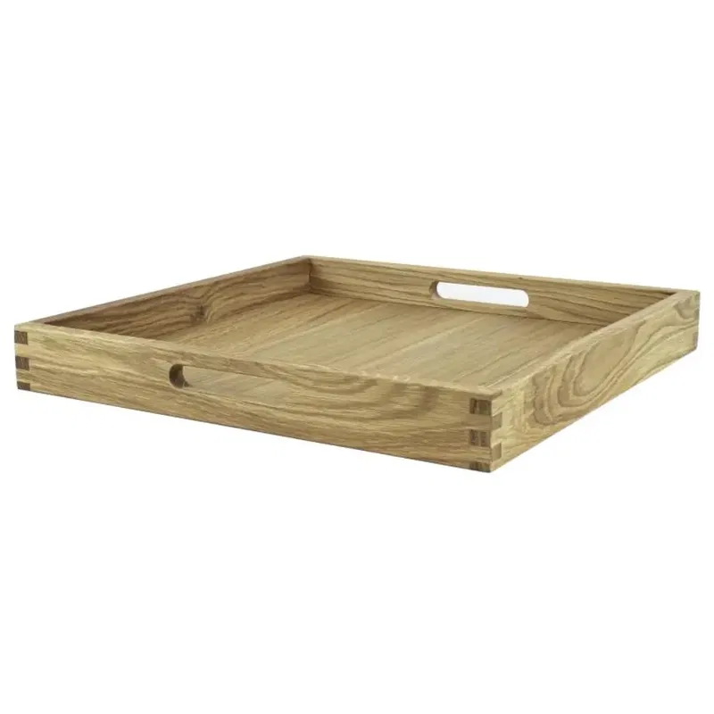 Träbricka 2st/40cm Natur