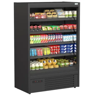 Väggkyl 135x(h)200 cm 4 hyllor Öppen
