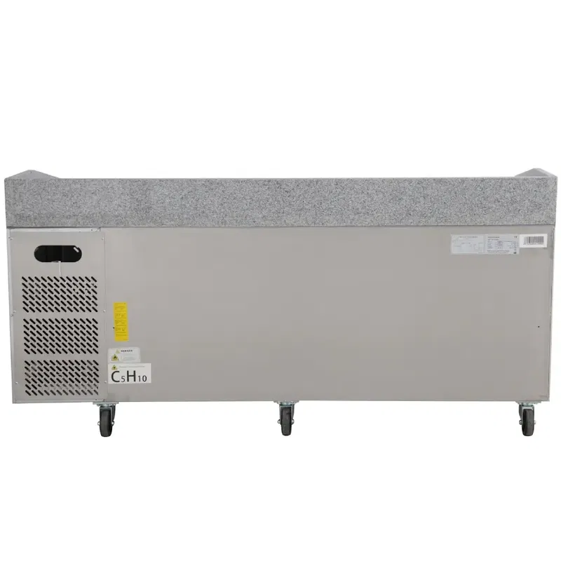 Pizzabänk 3 dörrar 202 cm