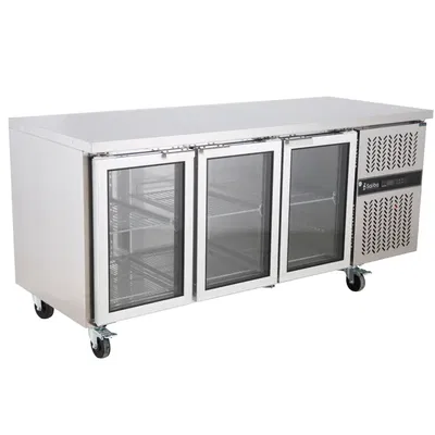 Kylbänk m  3 glasdörrar