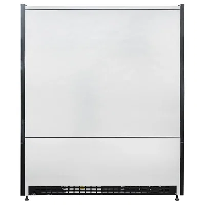Väggkyl 1455x(h)200 cm - 2 glasdörrar, hyllor LED-belysning