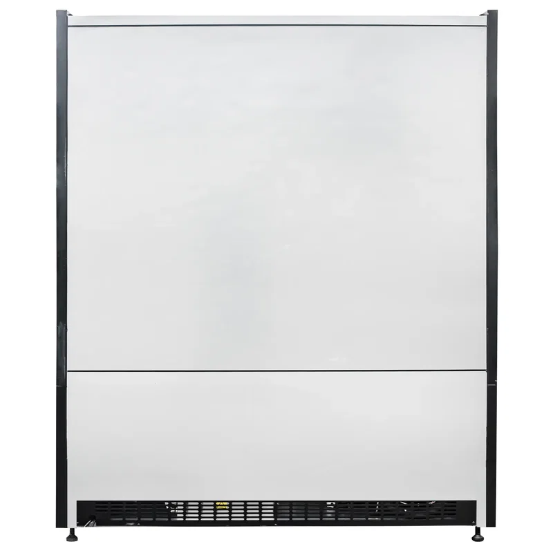 Väggkyl 1455x(h)200 cm - 2 glasdörrar, hyllor LED-belysning