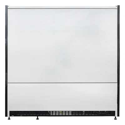 Väggkyl 1940x(h)200 cm - 3 glasdörrar, hyllor LED-belysning