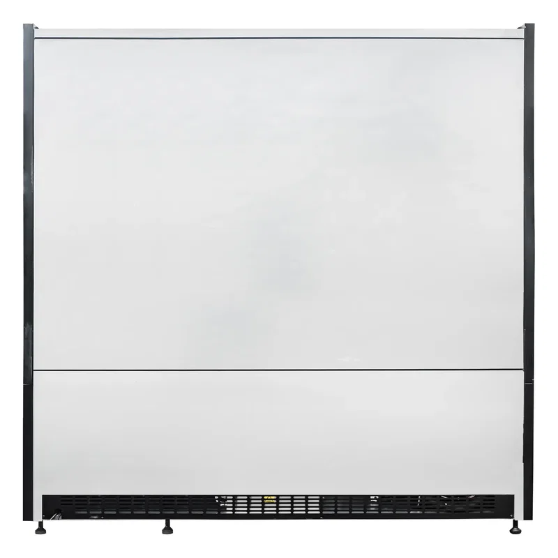 Väggkyl 1940x(h)200 cm - 3 glasdörrar, hyllor LED-belysning