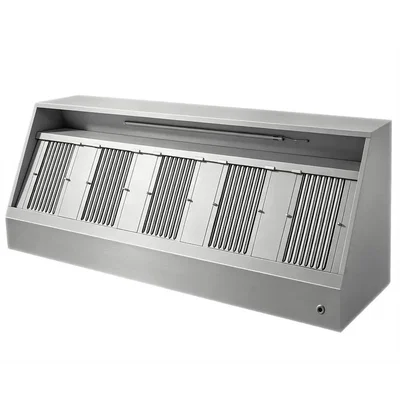 Ventilationskåpa 300 cm Inkl. Filter, fettuppsamlare, belysning