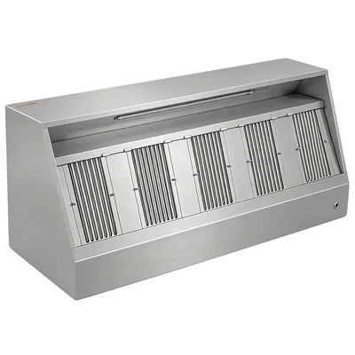 Ventilationskåpa 300 cm Inkl. Filter, fettuppsamlare, belysning