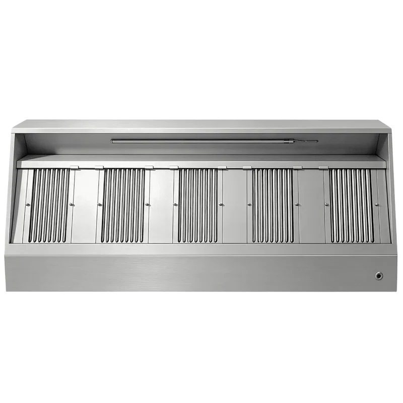 Ventilationskåpa 300 cm Inkl. Filter, fettuppsamlare, belysning