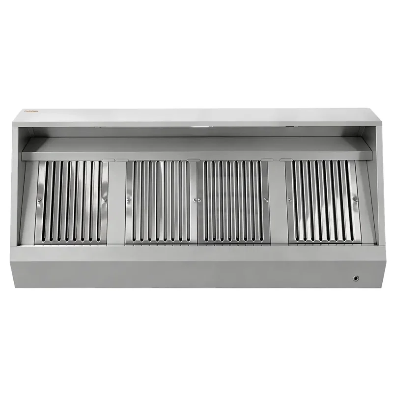 Ventilationskåpa 200 cm Inkl. Filter, fettuppsamlare, belysning