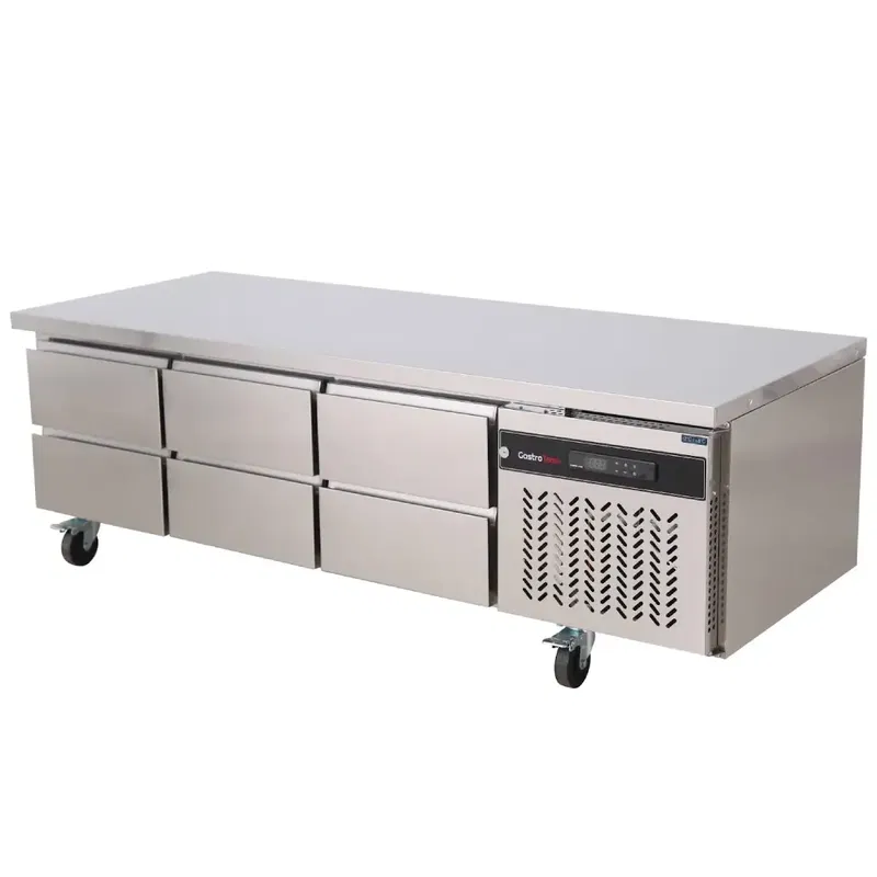 Grillkylbänk 6 draglådor 1795 mm