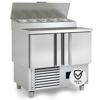 Saladette 2 dörr, 169 Liter