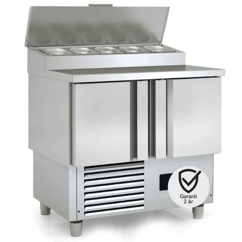 Saladette 2 dörr, 169 Liter