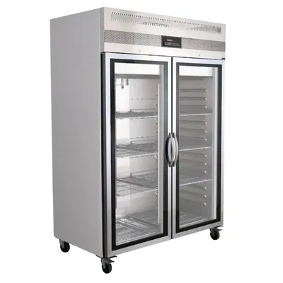 Kylskåp 1400 L. glasdörr, +2/+8 °C