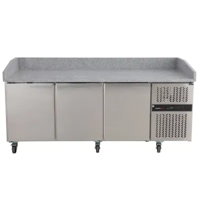 Pizzabänk 3 dörrar 202 cm