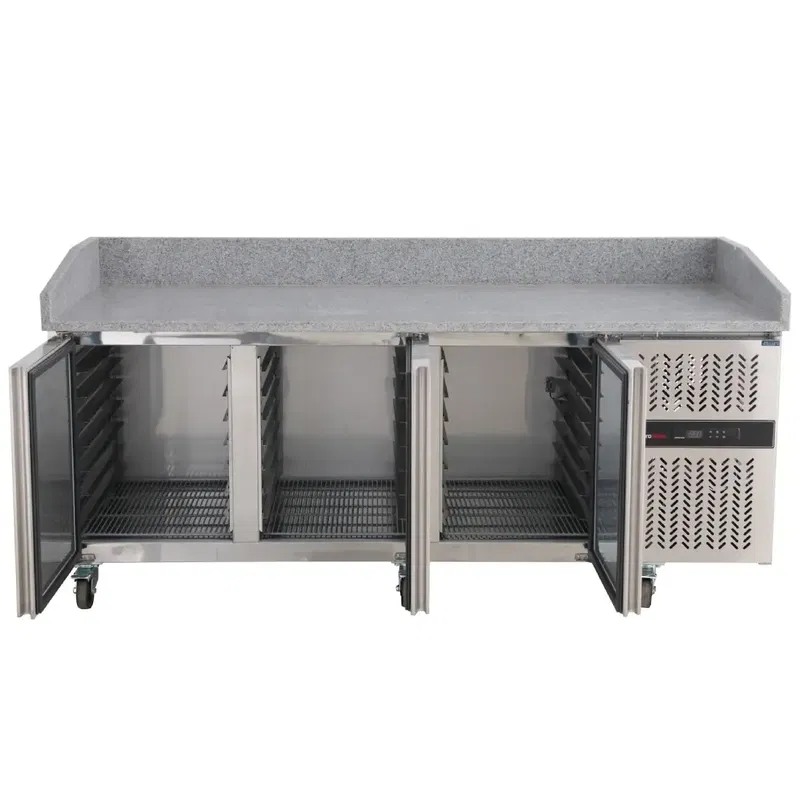 Pizzabänk 3 dörrar 202 cm