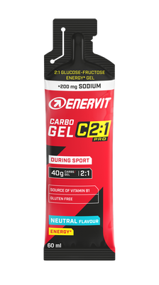 Enervit Sport C21 Carbo Gel Sodium Unflavoured 60ml x 24