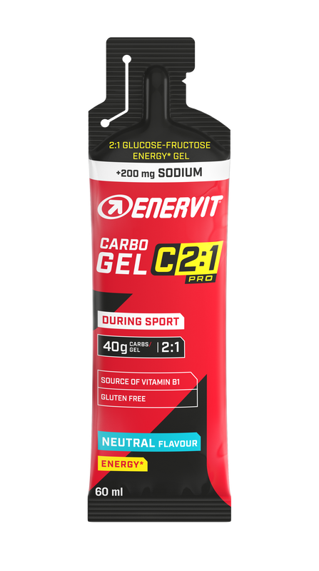 Enervit Sport C21 Carbo Gel Sodium Unflavoured 60ml x 24