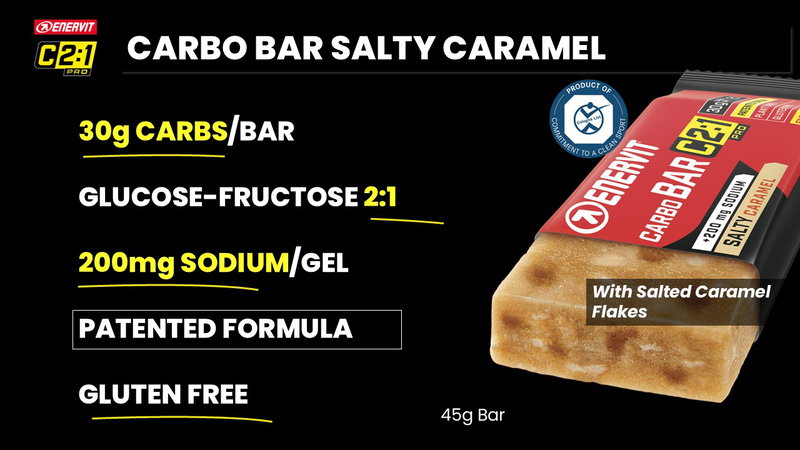 E.Sport C21 Carbo bar Sodium Salty Caramel