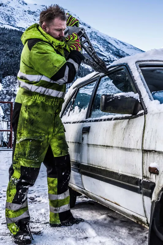 GRANBERG 9002 Arbetshandskar med Slagskydd och Skärskydd