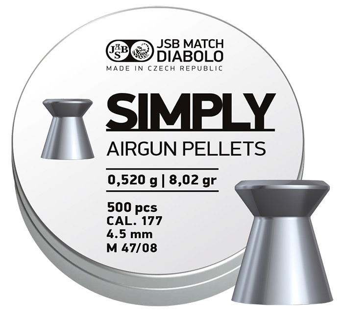 JSB Simply, 4,50mm Diabol - 0,520g