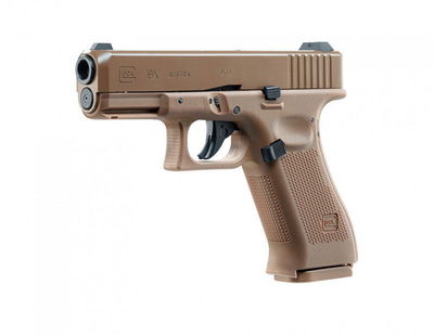 GLOCK 19X FDE 4,5MM KOLSYREPISTOL- BLOWBACK (LICENSFRI, MAX 10 JOULE)