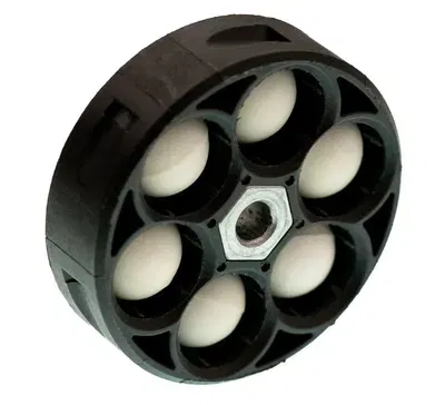 T4E Gummiklädda stålkulor för HDR50, HDP50 - kal.50 - för träningsskytte