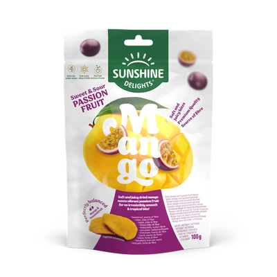 FRUIT FUSION SWEET SOUR PASSIONSFRUKT MANGO 100 GR