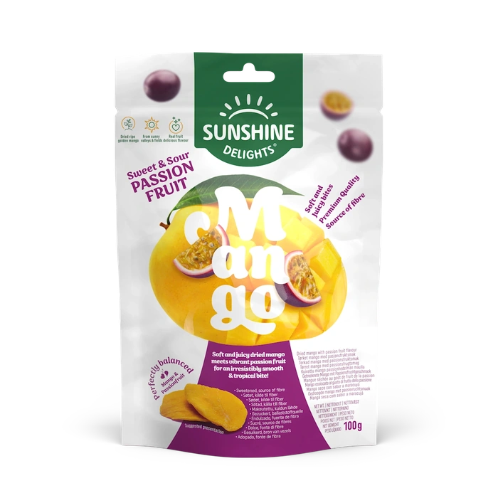 FRUIT FUSION SWEET SOUR PASSIONSFRUKT MANGO 100 GR