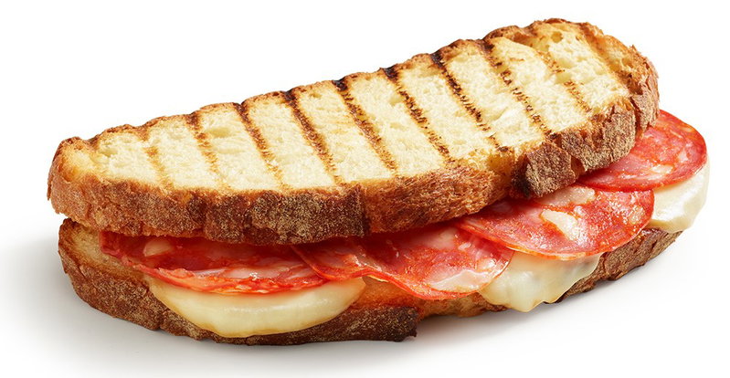 SOURDOUGH TOASTIE SALAMI &PROVOLA *FRYST